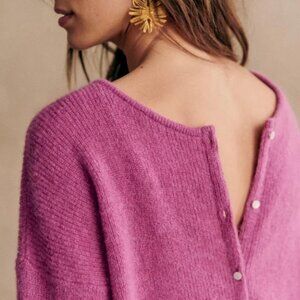 Sezane Gaspard Cardigan Orchid - S